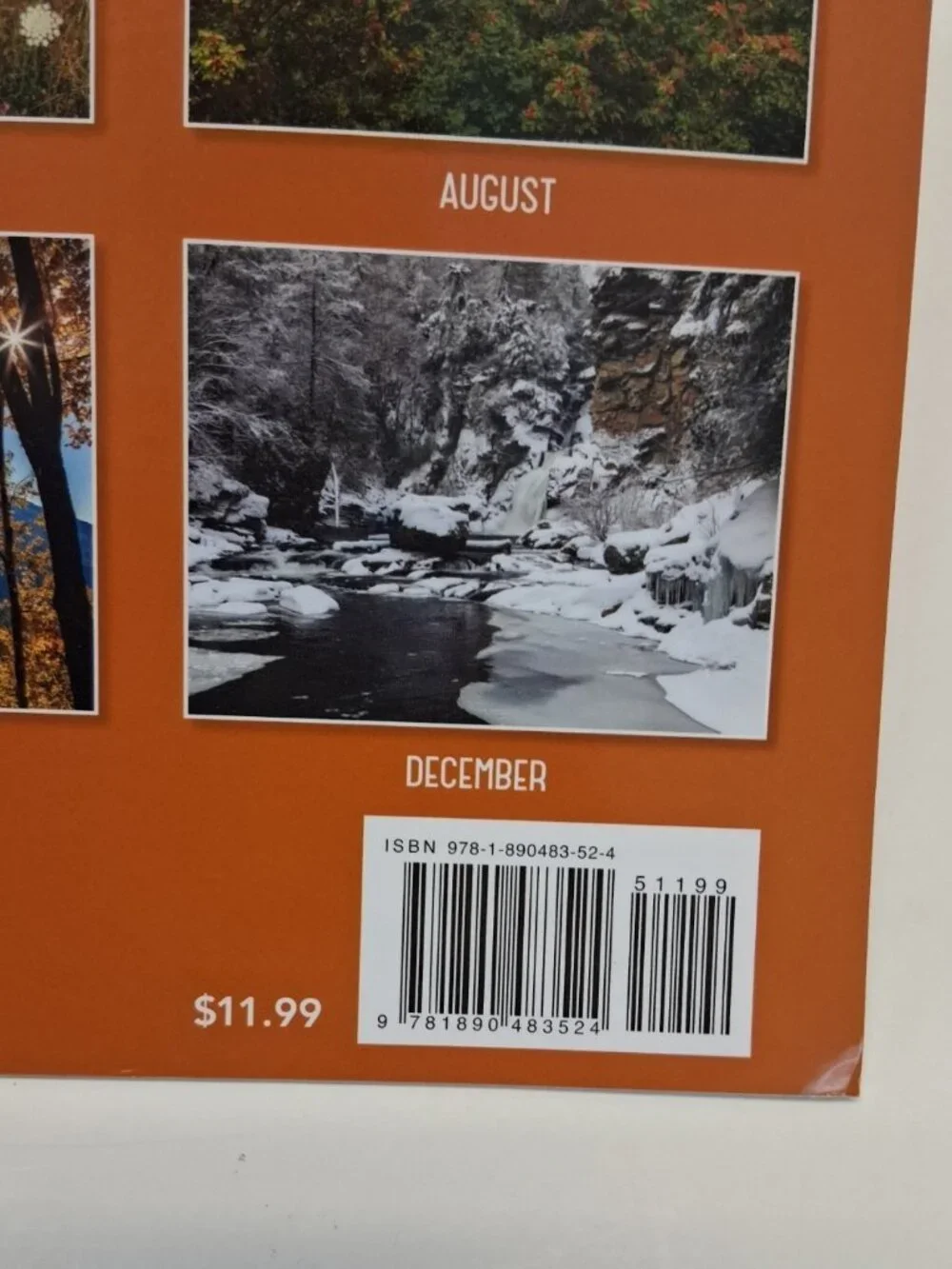 2018 Blue Ridge Parkway Wall Calendar J Scott Graham Scenic Appalachian Mtns GUC